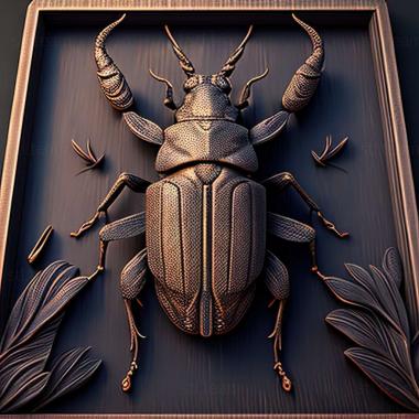 3D модель Lucanus placidus (STL)